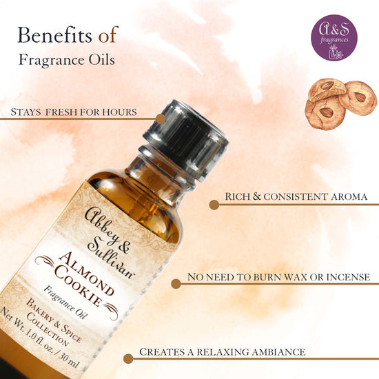 Abbey & Sullivan Premium Fragrance Oil - Almond Cookie AS-FO4027-01