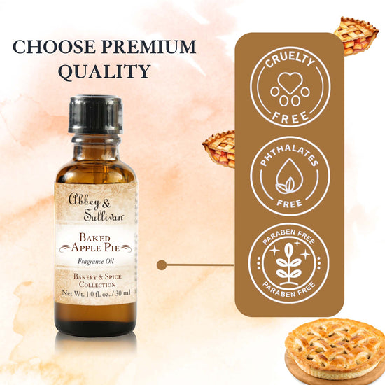 Abbey & Sullivan Premium Fragrance Oil - Baked Apple Pie AS-FO4001-01