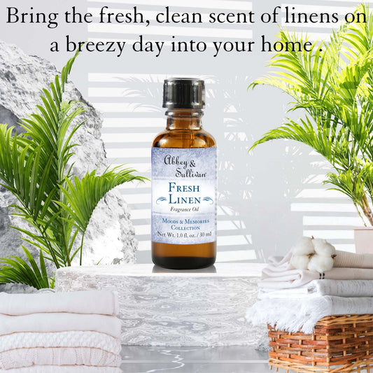 Abbey & Sullivan Premium Fragrance Oil - Fresh Linen AS-FO1020-01