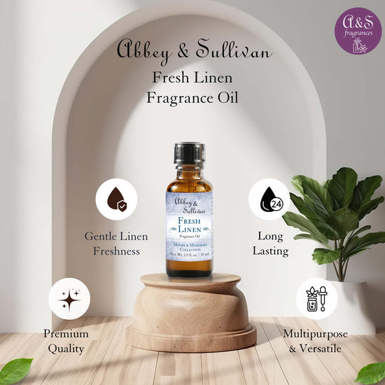 Abbey & Sullivan Premium Fragrance Oil - Fresh Linen AS-FO1020-01