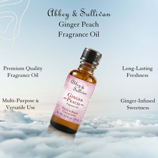 Abbey & Sullivan Premium Fragrance Oil - Ginger Peach AS-FO2019-01