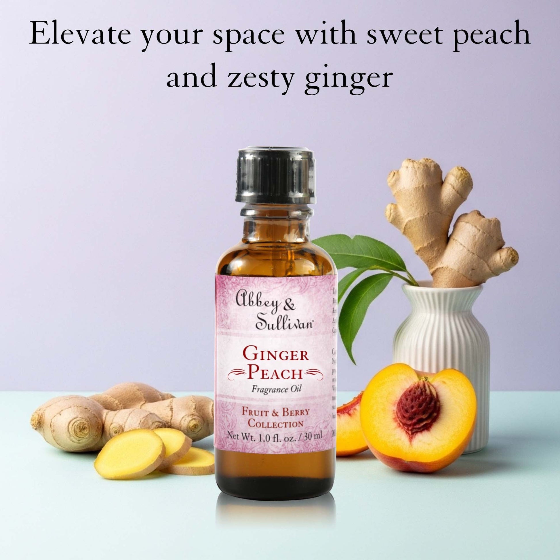 Abbey & Sullivan Premium Fragrance Oil - Ginger Peach AS-FO2019-01