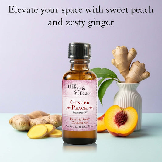 Abbey & Sullivan Premium Fragrance Oil - Ginger Peach AS-FO2019-01