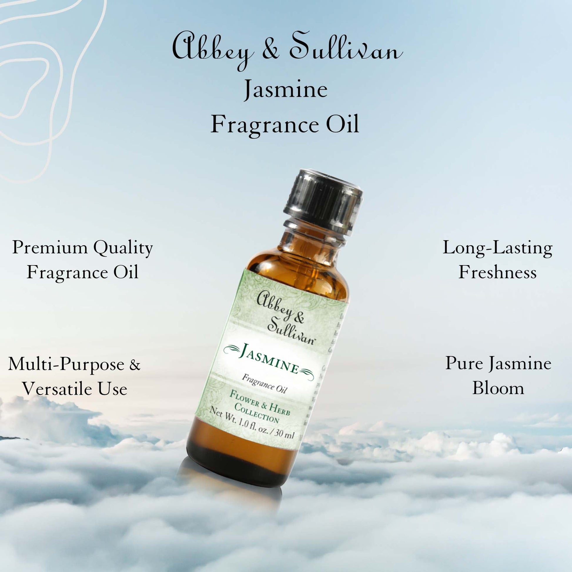Abbey & Sullivan Premium Fragrance Oil - Jasmine AS-FO3003-01