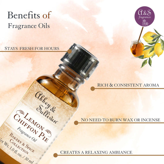 Abbey & Sullivan Premium Fragrance Oil - Lemon Chiffon Pie AS-FO4024-01