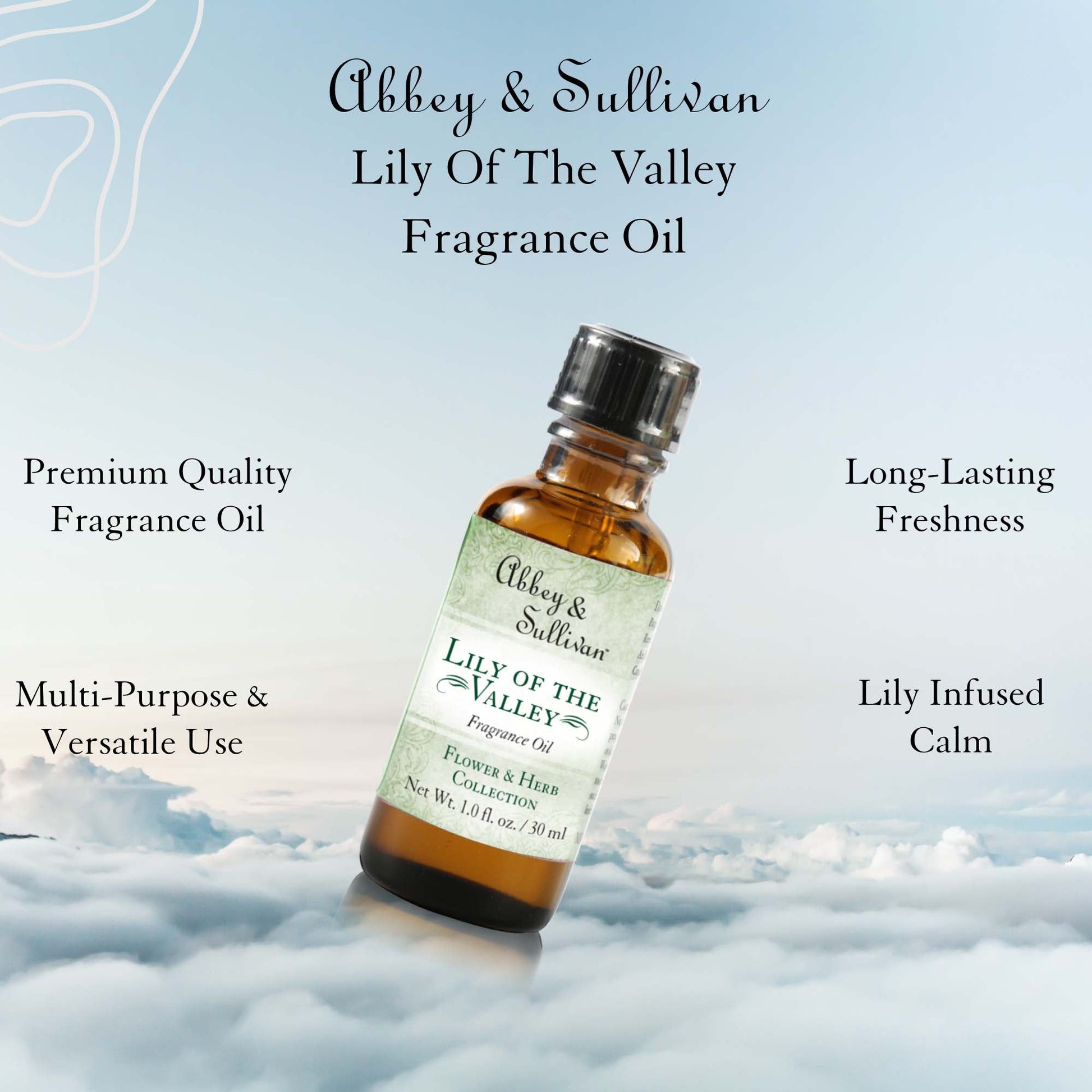 Abbey & Sullivan Premium Fragrance Oil - Lily of the Valley AS-FO3019-01