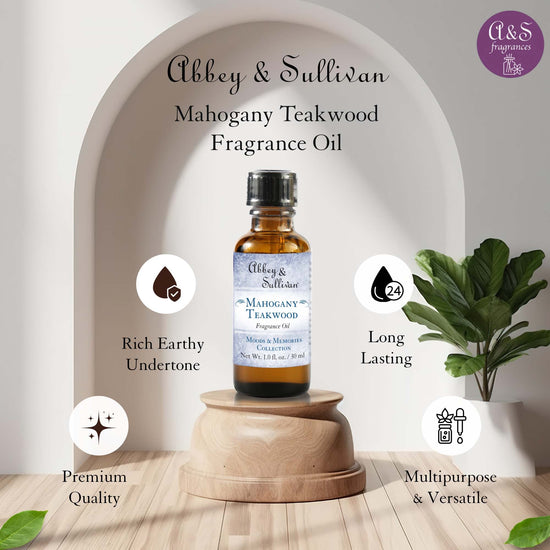 Abbey & Sullivan Premium Fragrance Oil - Mahogany Teakwood Type AS-FO1028-01
