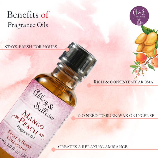 Abbey & Sullivan Premium Fragrance Oil - Mango Peach AS-FO2004-01