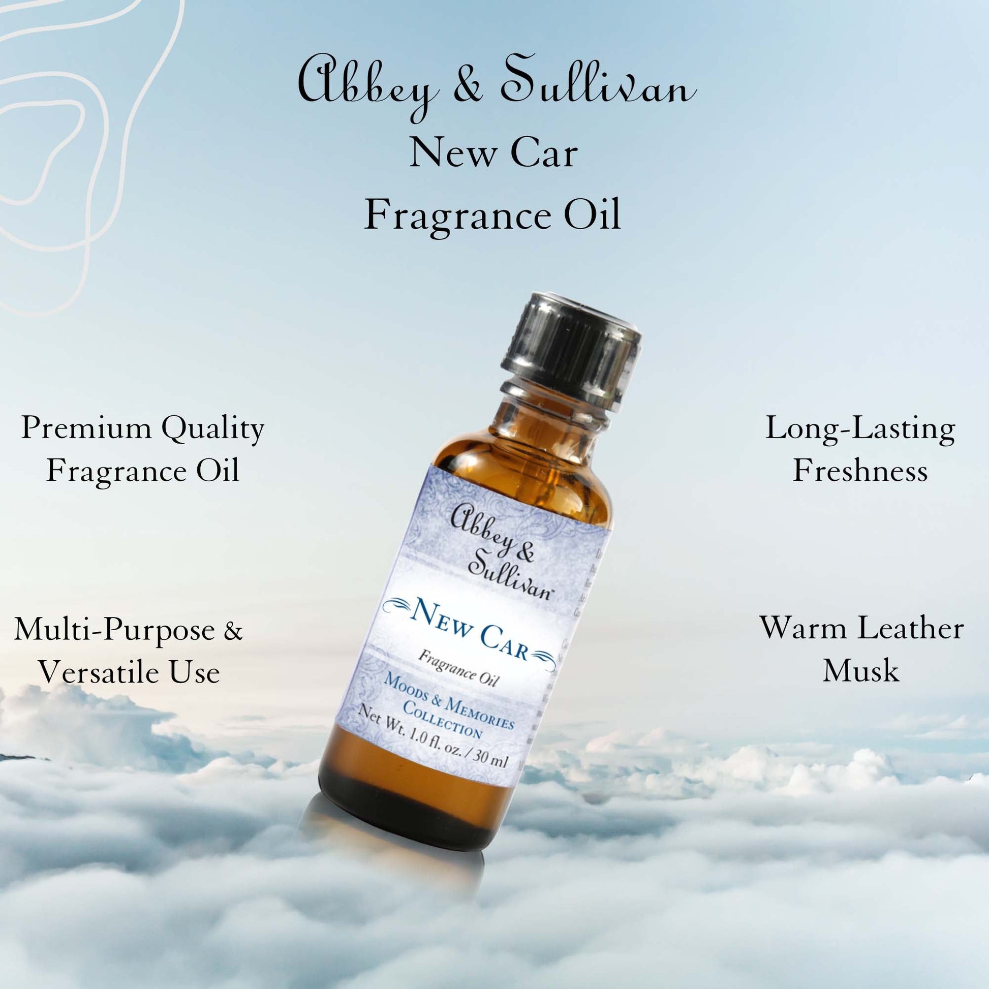 Abbey & Sullivan Premium Fragrance Oil - New Car AS-FO1026-01