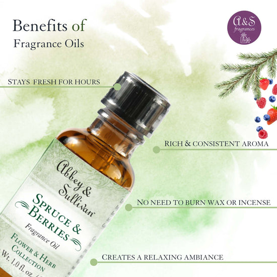Abbey & Sullivan Premium Fragrance Oil - Spruce & Berries AS-FO3029-01