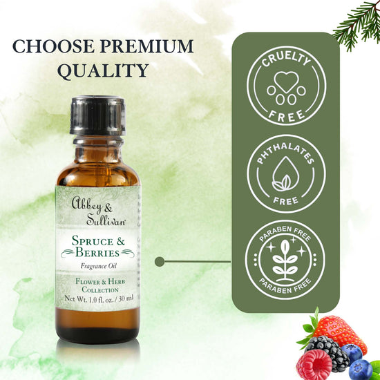 Abbey & Sullivan Premium Fragrance Oil - Spruce & Berries AS-FO3029-01