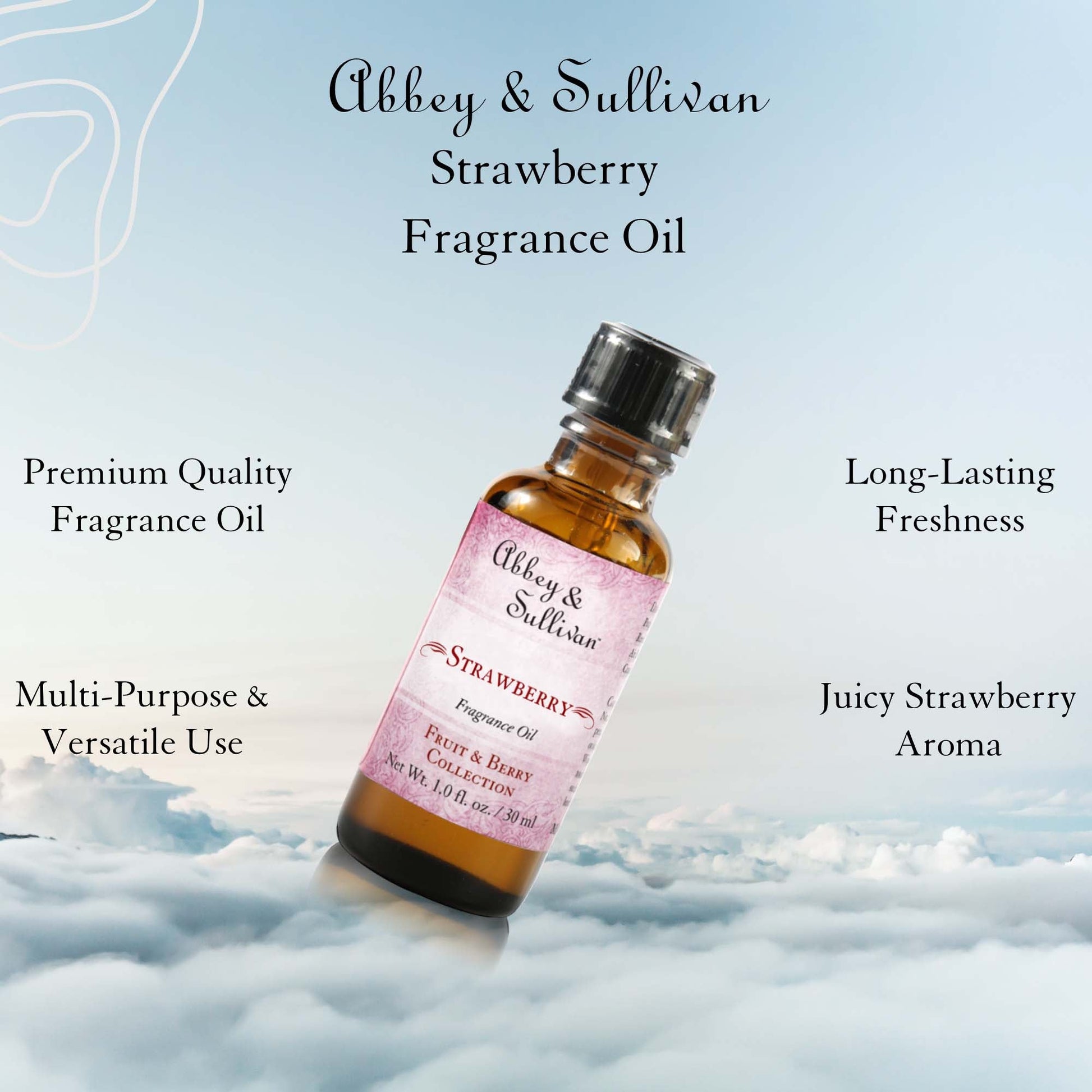 Abbey & Sullivan Premium Fragrance Oil - Strawberry AS-FO2013-01