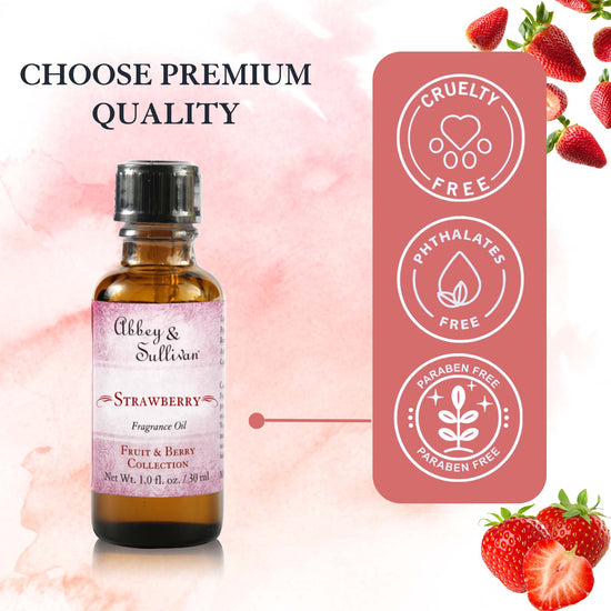 Abbey & Sullivan Premium Fragrance Oil - Strawberry AS-FO2013-01