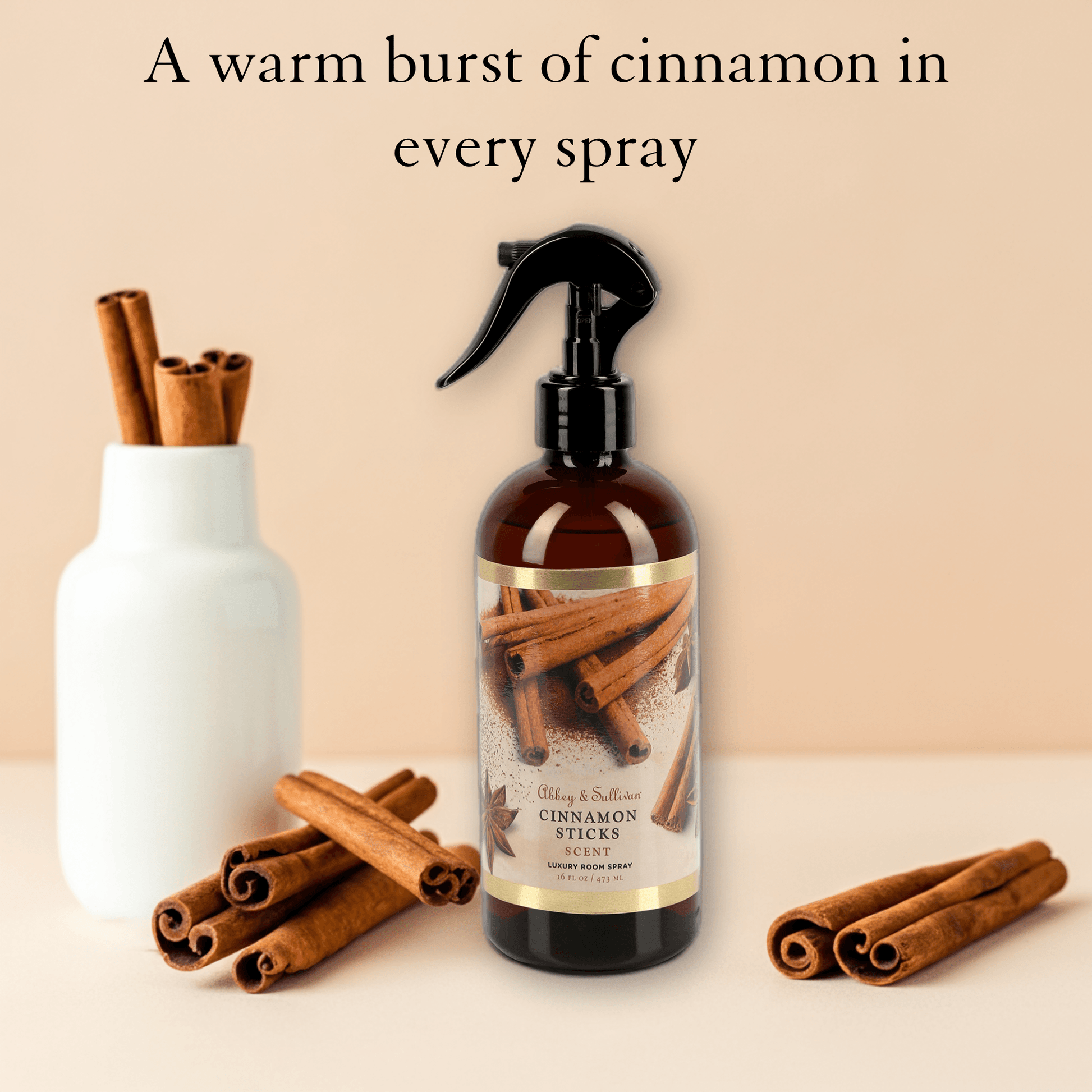 Abbey & Sullivan Room Sprays, Cinnamon Sticks HOLM-9007