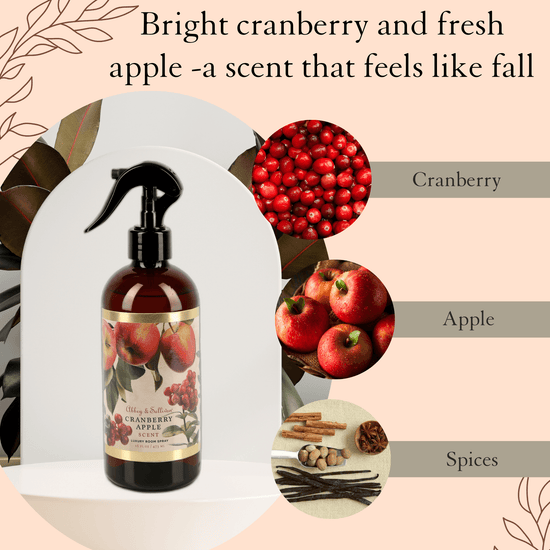 Abbey & Sullivan Room Sprays, Cranberry Apple HOLM-9023