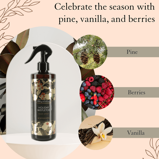 Abbey & Sullivan Room Sprays, Holiday Mistletoe, 16 oz. HOLT-3007
