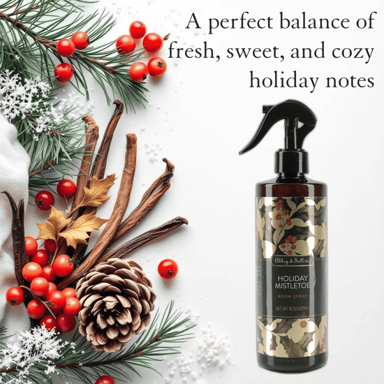 Abbey & Sullivan Room Sprays, Holiday Mistletoe, 16 oz. HOLT-3007