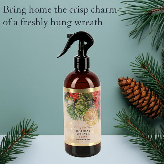 Abbey & Sullivan Room Sprays, Holiday Wreath HOLM-9006