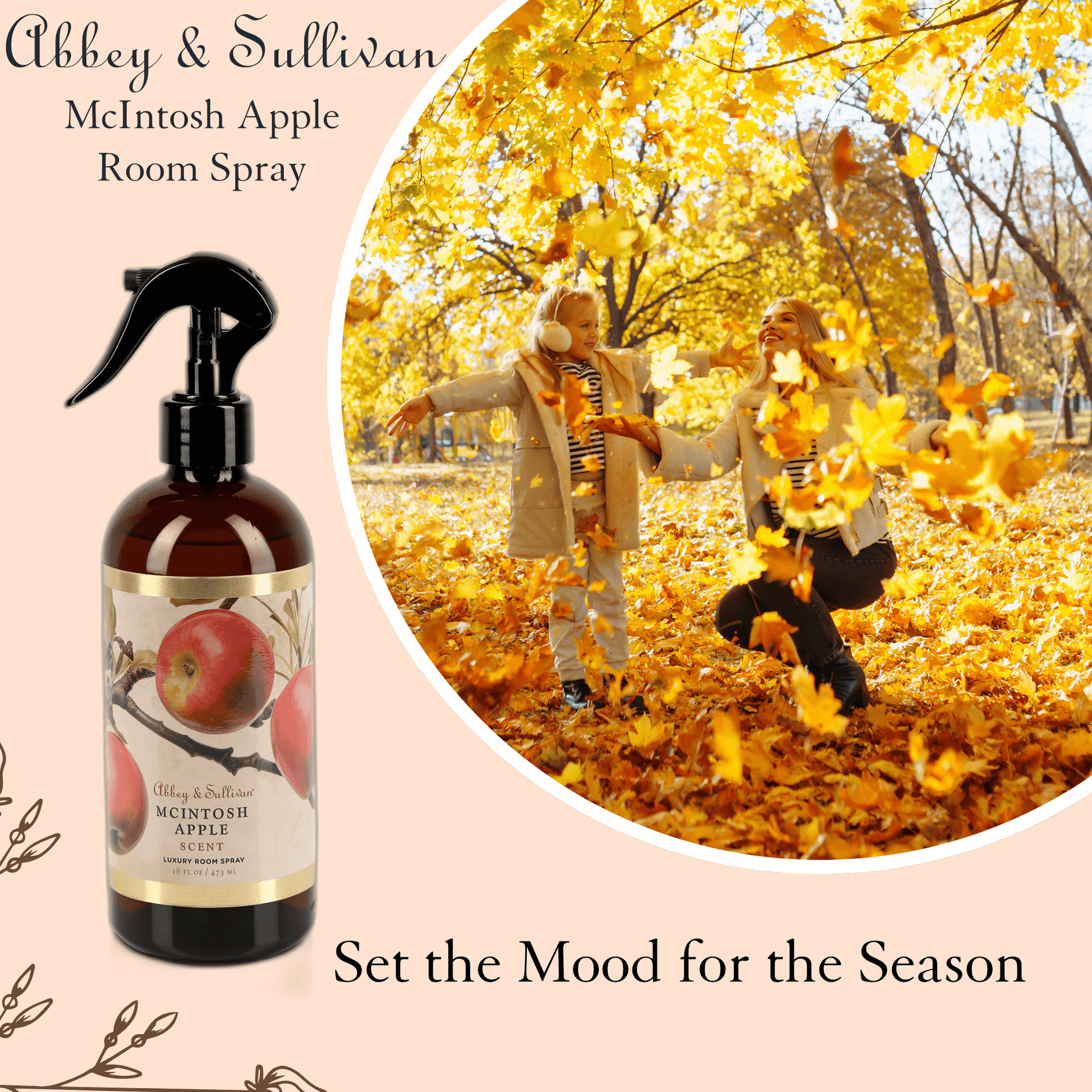 Abbey & Sullivan Room sprays, McIntosh Apple HOLM-9027
