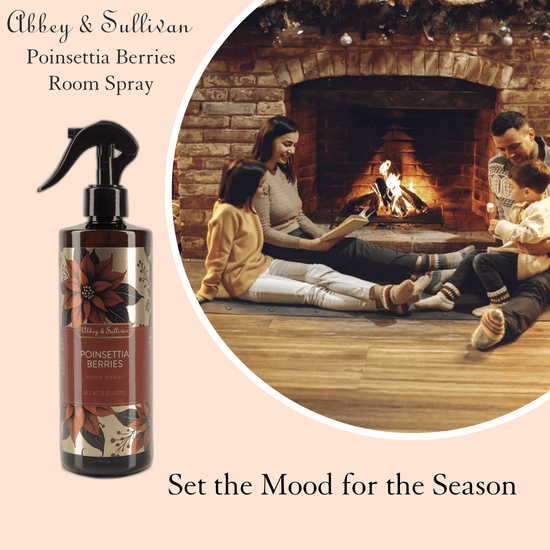 Abbey & Sullivan Room Sprays, Poinsettia Berries, 16 oz. HOLT-3009