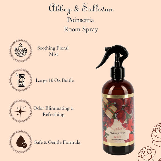 Abbey & Sullivan Room sprays, Poinsettia HOLM-9021
