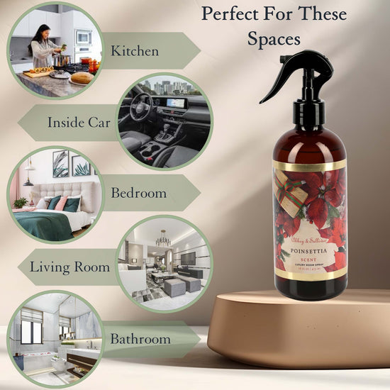 Abbey & Sullivan Room sprays, Poinsettia HOLM-9021