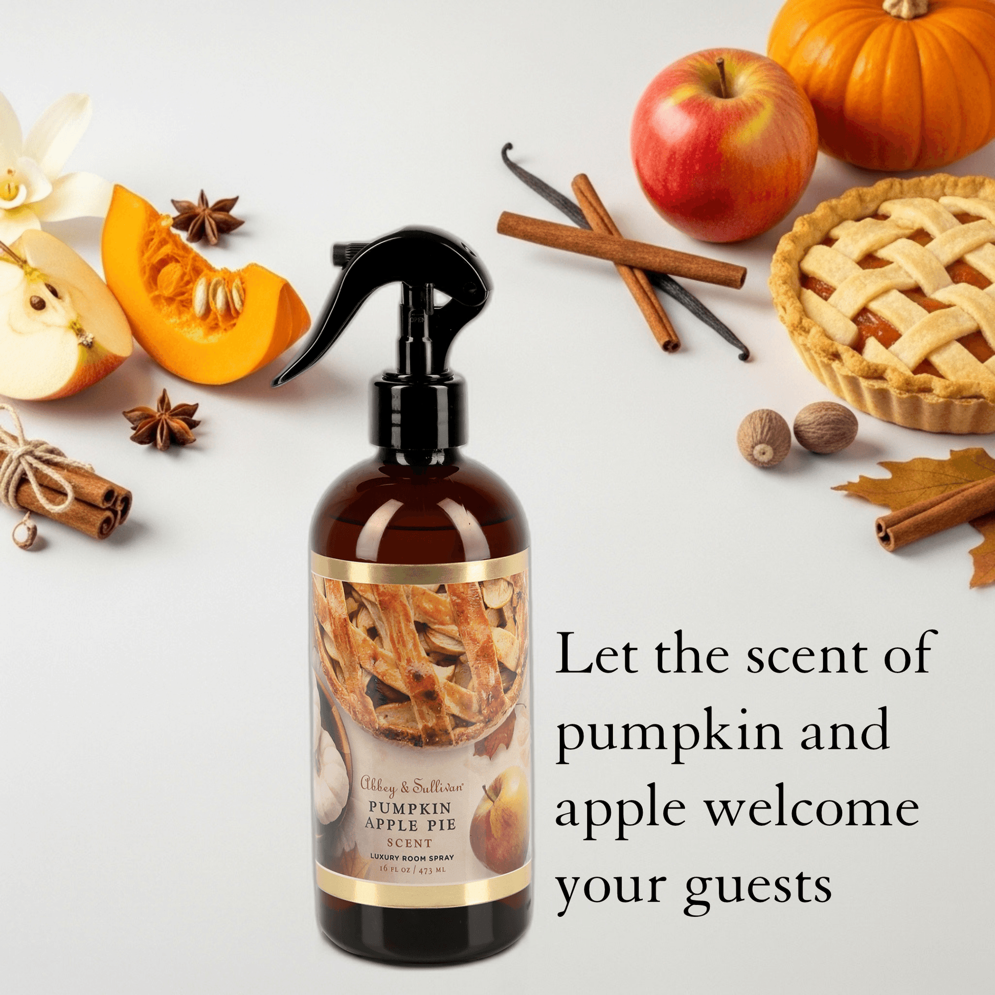 Abbey & Sullivan Room Sprays - Pumpkin Apple Pie HOLM-9017