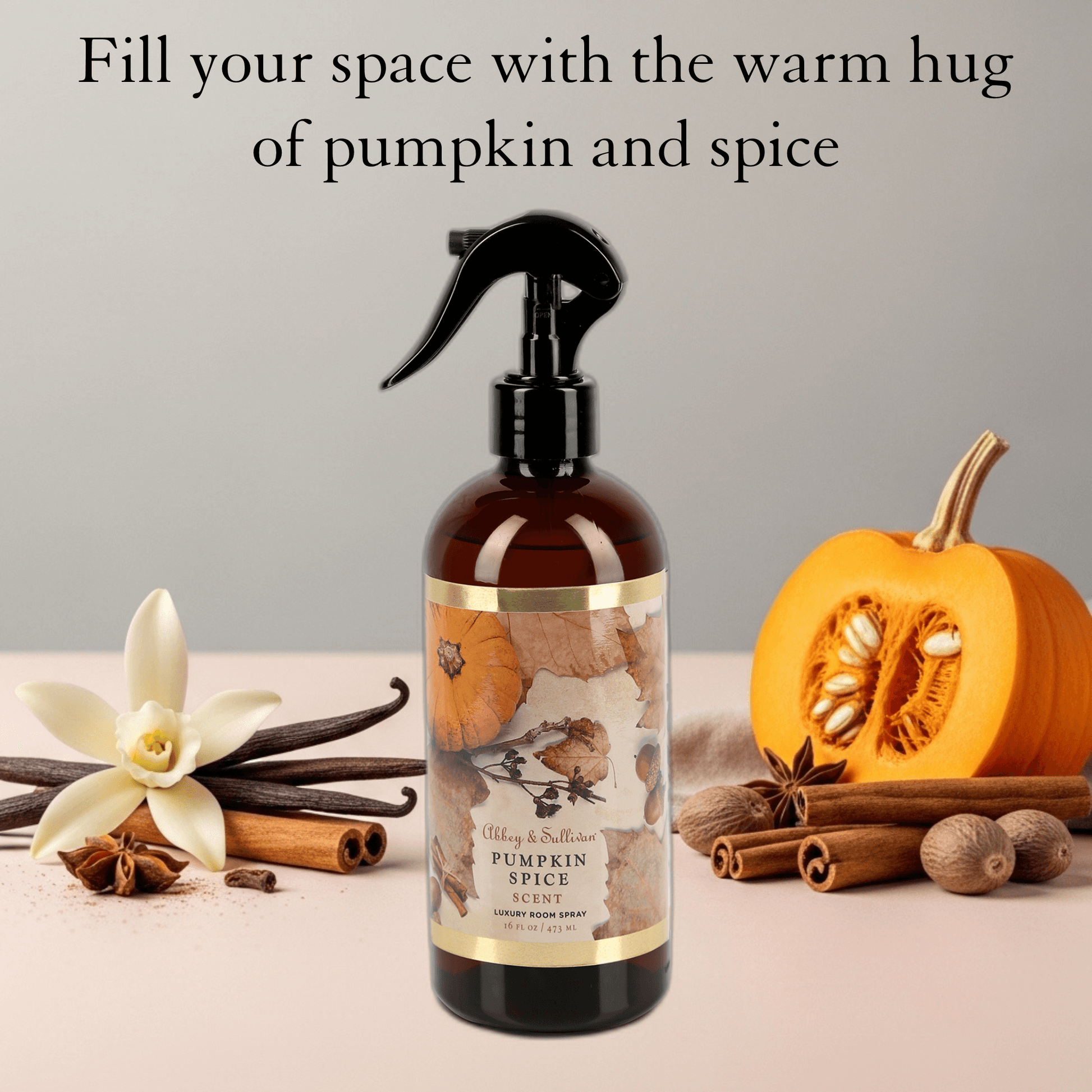 Abbey & Sullivan Room Sprays, Pumpkin Spice HOLM-9009