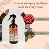 Abbey & Sullivan Room Sprays, Spiced Cranberries HOLM-9010