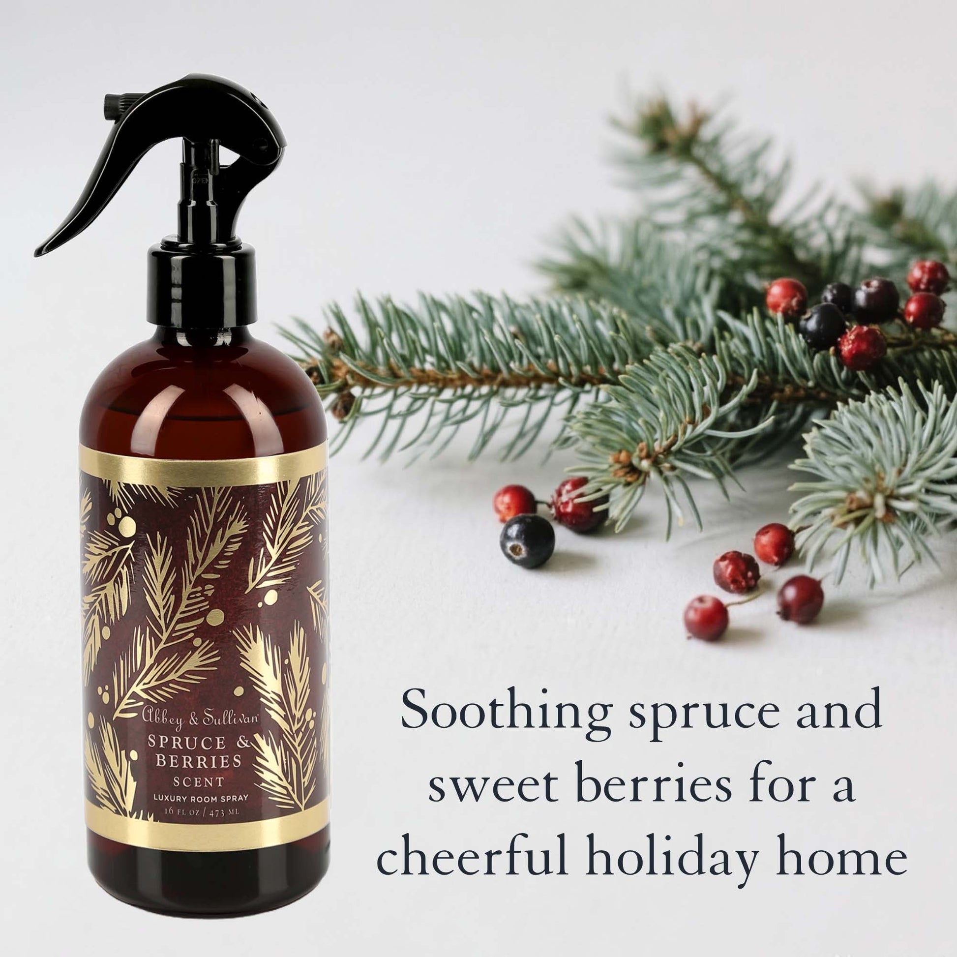 Abbey & Sullivan Room Sprays, Spruce Berries HOLM-9015