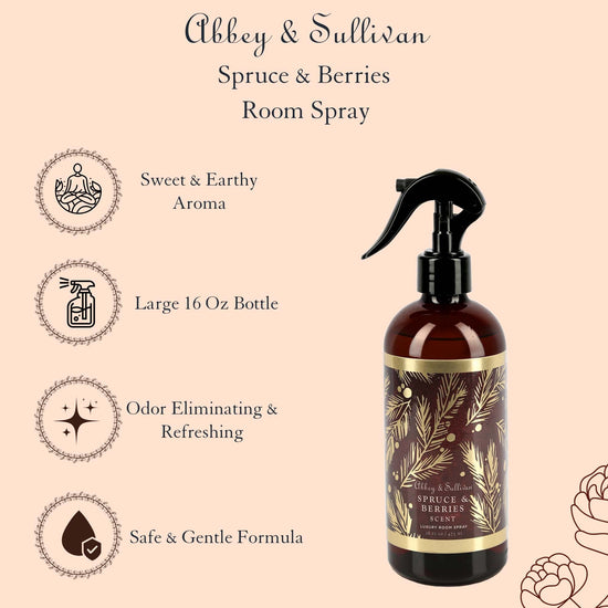 Abbey & Sullivan Room Sprays, Spruce Berries HOLM-9015
