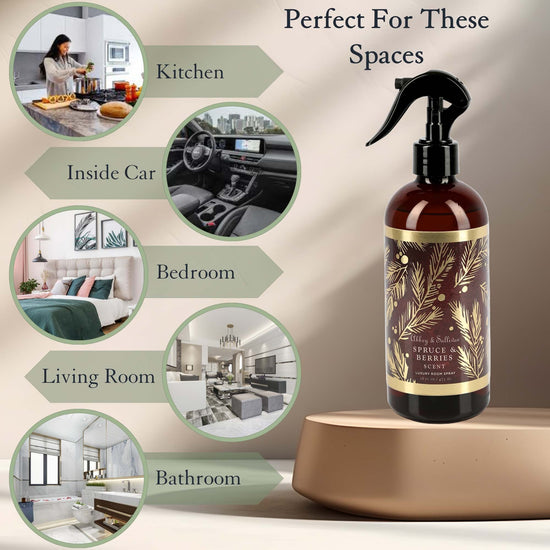 Abbey & Sullivan Room Sprays, Spruce Berries HOLM-9015