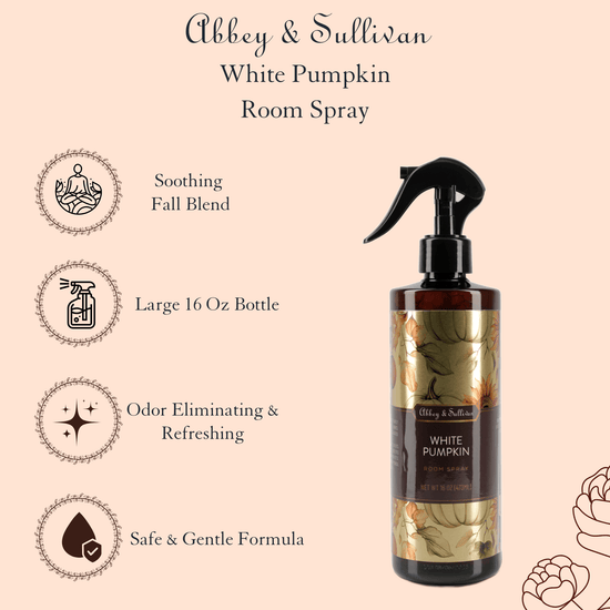 Abbey & Sullivan Room Sprays, White Pumpkin, 16 oz. HOLT-3005