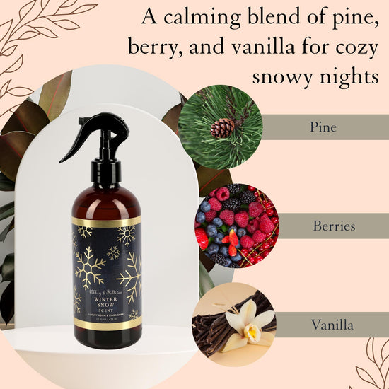 Abbey & Sullivan Room Sprays, Winter Snow HOLM-9014