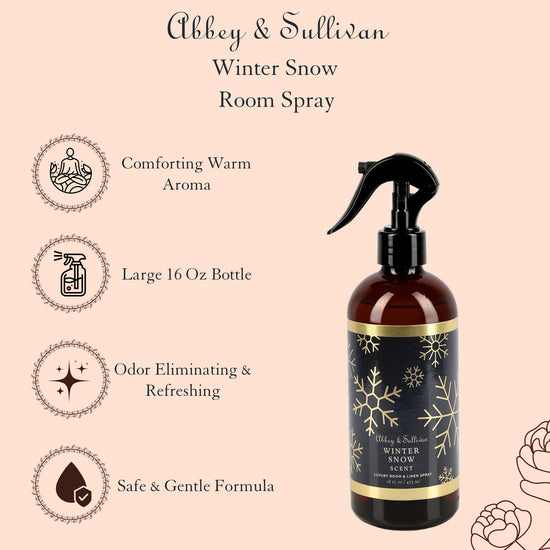 Abbey & Sullivan Room Sprays, Winter Snow HOLM-9014