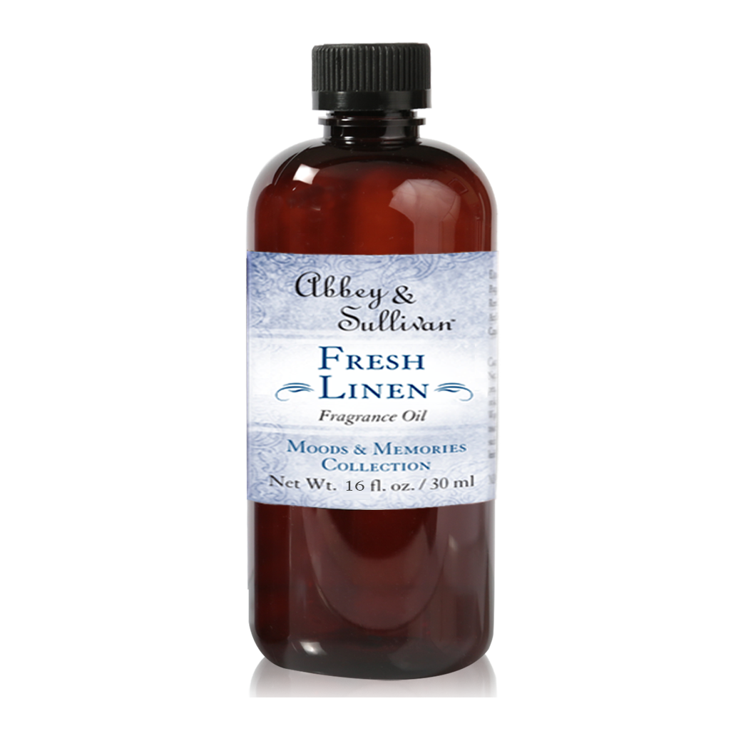 Abbey & Sullivan Fragrance Oil, Fresh Linen, 1 oz.