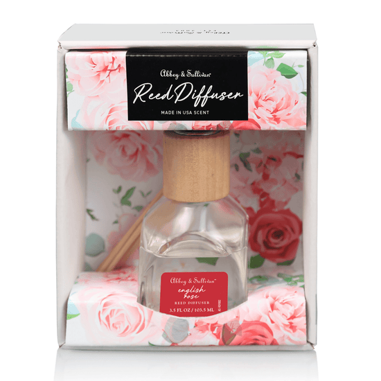 Abbey & Sullivan Quality Reed Diffuser Set, English Rose, 3.5 oz AS-RD9006
