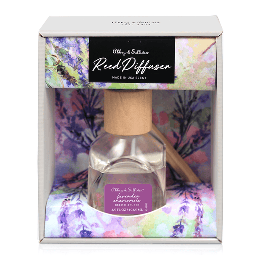 Abbey & Sullivan Quality Reed Diffuser Set, Lavender Chamomile, 3.5 oz AS-RD9002